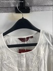 Rangavali Women's White Embroidered Cotton Tunic Shirt Kurti Sz 34 NWT — photo 4