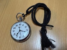 SEIKO Railway Pocket Watch Made in Nov. 1979 Timepiece Japan Rare Vintage Used J