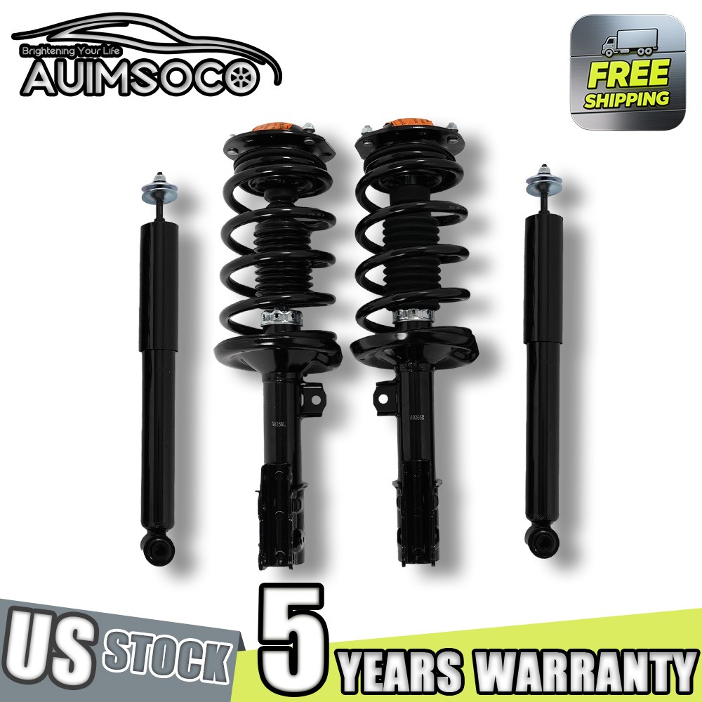 2x Amortiguadores Delanteros + 2x Traseros para For Chevy Malibu Pontiac G6