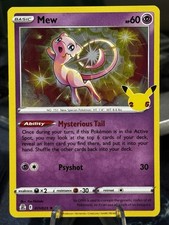 Mew Holo - Celebrations 011/025 - NM (25) on eBay