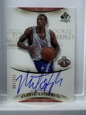 D30118   2008-09 SP Authentic #135 Mike Taylor ROOKIE AUTOGRAPH #89/199