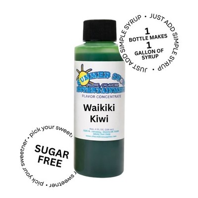 WAIKIKI KIWI MIX Snow CONE/SHAVED ICE Flavor GALLON CONCENTRATE #1