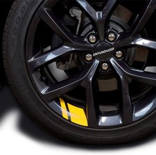 Reflective Wheel Rim Decal Stripes, 6-Piece Safety Decoration St Color: Yellow