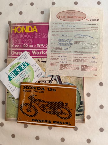 1975 HONDA CB125 FOR RESTORATION 29 image