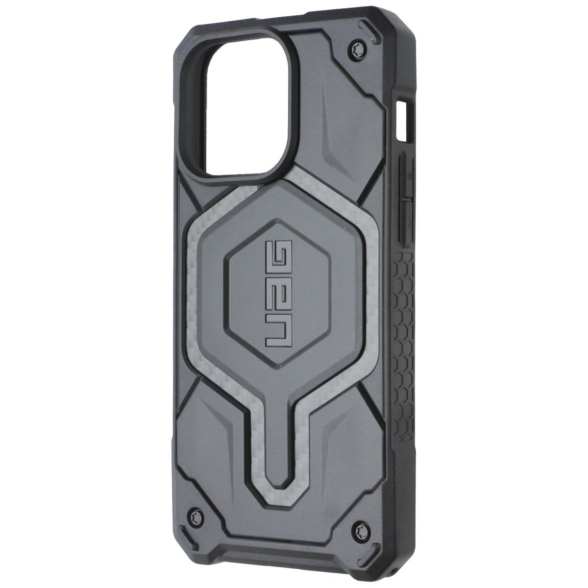 Uag Monarch Pro Custodia per Magsafe Apple IPHONE 15 Max - Fibra di Carbonio
