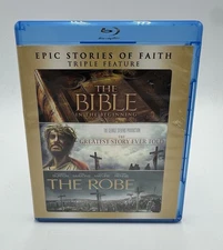 The Bible: In the Beginning / Greatest Srory Ever Told / The Robe (2014 Blu-ray)