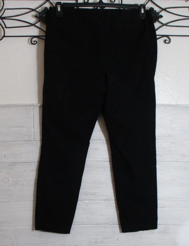 Express Pull On Stretch Pants Women's Size S Black High Rise - Image 2 of 4