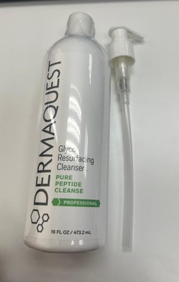 DermaQuest Glyco Resurfacing Cleanser Pure Peptide Cleanse 16oz 473.2ml #usau