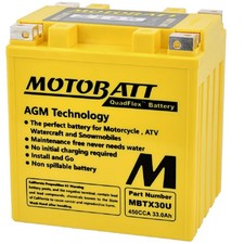 California EV Motobatt Battery Moto Guzzi 1100 California EV 2002 QuadFlex AGM