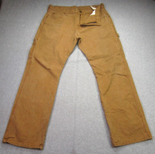 Heavy	Dickies Pants Mens 34x30 Brown Duck Can...