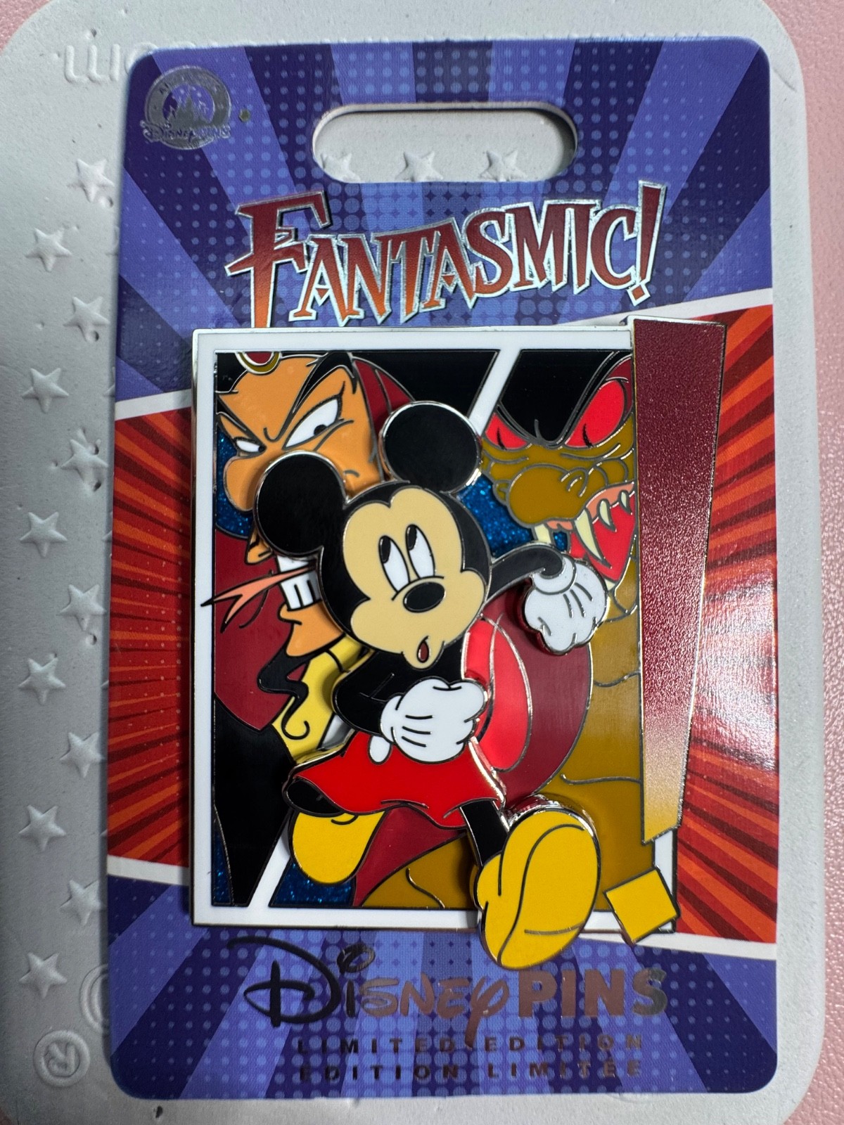 Disney Parks 2026 Fantasmic Jafar & Mickey Pin Quarterly Collection LE3000 2/4