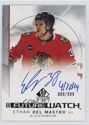 2024 SP Authentic Inscriptions 9/50 Ethan Del Mastro 4/12/24 Rookie Auto RC 7ez