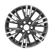 95940 OEM Used Aluminum Wheel 18x7.5 Machined and Medium Charcoal Metallic
