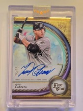 Sujetalibros automático Topps Five Star #FSA-MC Miguel Cabrera 75/75 2024