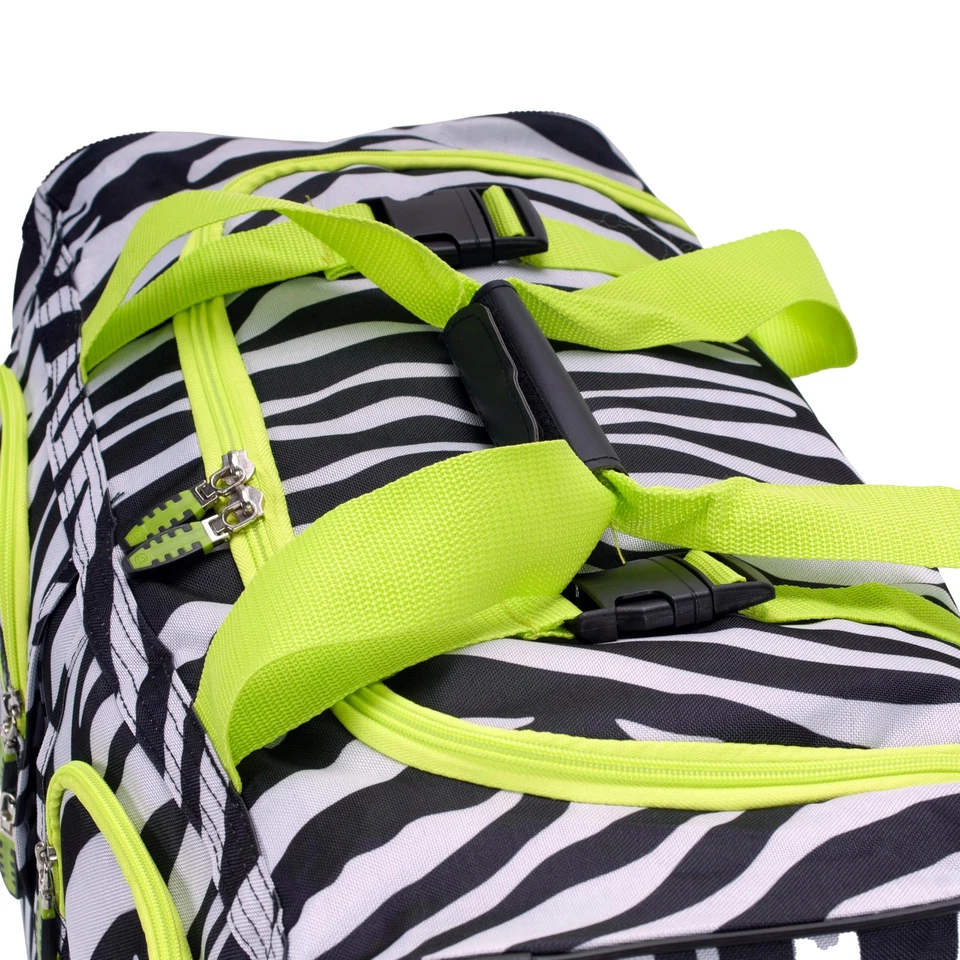 Rolling Duffel Bag Gym Sports Travel Backpack Trolley Luggage Bag — 第 3/4 张图片