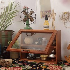 Figurine Display Case Tabletop Miniature Storage Organizer for Action Figure