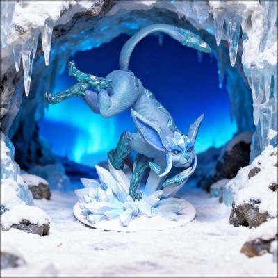 Fairy Cat Kaijumon Extra Durable 3D Resin Print Painted Pokeminiature