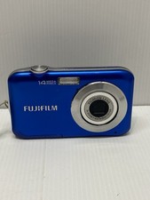 Fujifilm FinePix JV200 Digital Camera 14MP 3x Optical Zoom 2.7" LCD Blue Tested