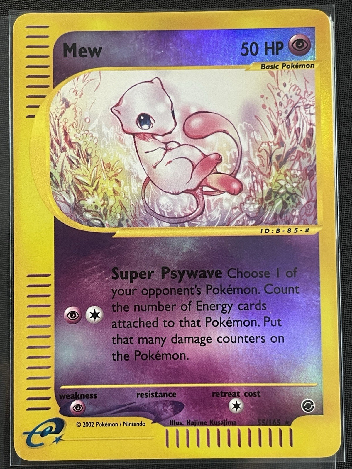 Pokemon Expedition Mew Reverse Holo 55/165 Card NM Condition
