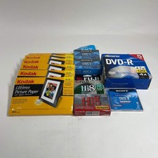 New Retro Storage Memory Tape CD Various Physical Media Lot
