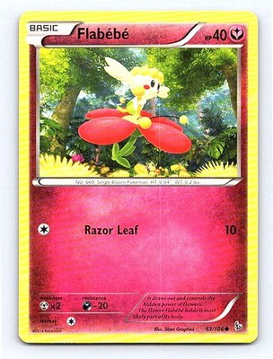 Flabebe (63) 63/106 XY - Flashfire Common MP