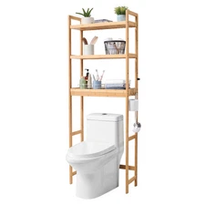 Over The Toilet Storage 3-Tier Shelf Organizer Storage Rack for Bathroom Laundry