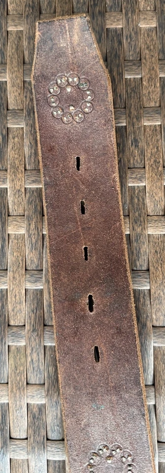 HTC Hollywood Trading Co без штампа черный ремень змеиная кожа около 1999-2000 маленький 33 - Изображение 3 из 4