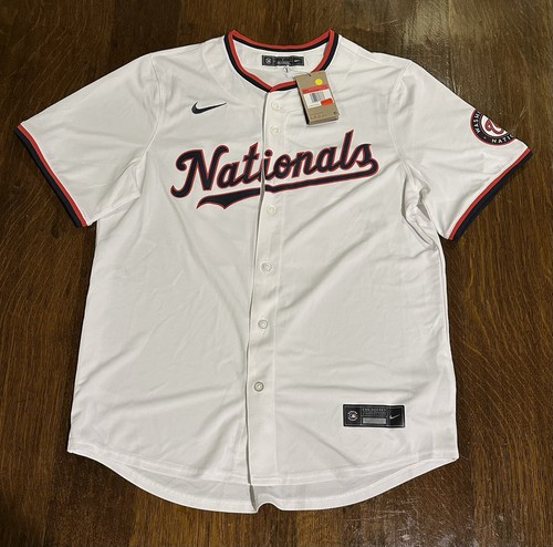 Nike Josiah Gray Nationals Trikot Herren Large Home weiß #40 MLB Shirt Neu mit Etikett - Bild 1 von 6