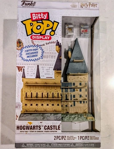 Funko Pop! Bitty Harry Potter Hogwarts Castle Display  With 2 Bitty Pops DMG