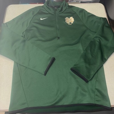 Notre Dame Fighting Irish Nike Jacket Mens Medium Green NCAA Golf 