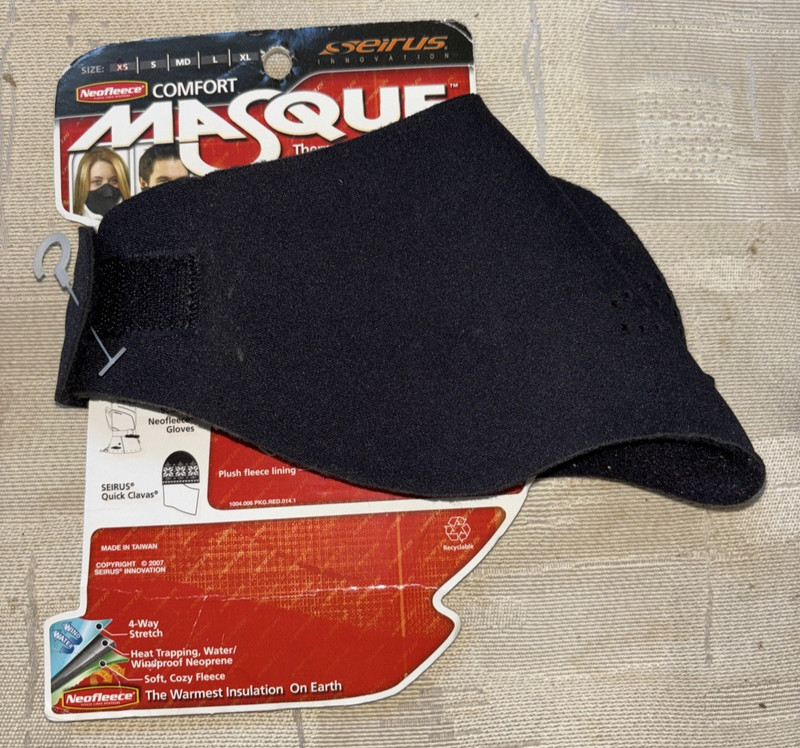 Seirus Unisex Comfort Masque 6810, Jr. Size XS