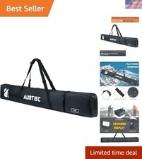 Durable Water-Resistant Ski Bag with Adjustable Handle - Perfect for Air Travel