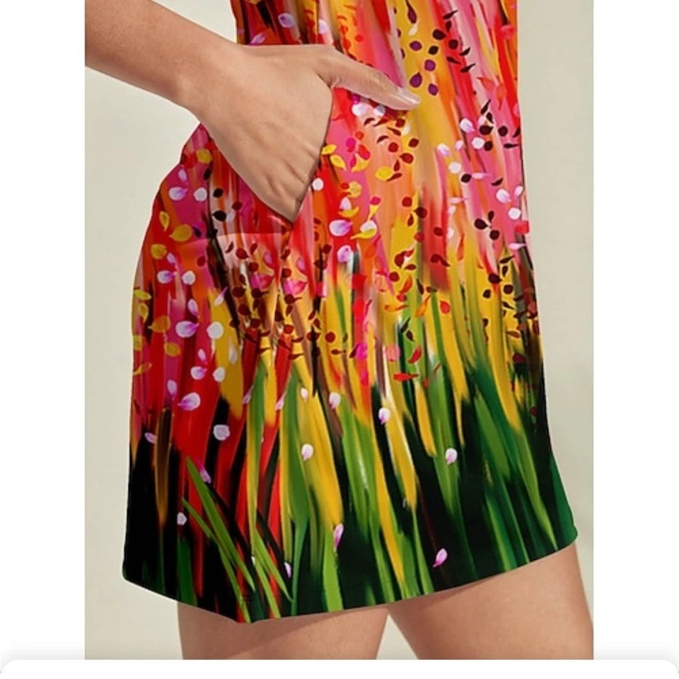 NUEVO CON ETIQUETAS ACEGOLFS Botanical Energy Vestido de Golf Manga Larga FPS 50+ Talla XXL Foto 4 de 4