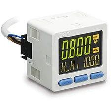 1pk SMC CORPORATION ISE20B-T-M5-W Pressure Switch, air, dig 3 screen displ,