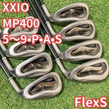 XXIO XXIO4 Irons 5-9,Pw,Aw,Sw 8Clubs /MP400 Carbon/Flex:Stiff/ Iron set