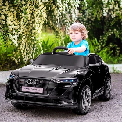Audi e-tron Lizenz 12V Kinder Elektro Ride On, Elektroauto für Kinder, mit Pare