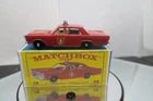 MATCHBOX LESNEY #59 FIRE CHIEF CAR VERY NICELY RESTORED W/REPRODUCTION BOX!