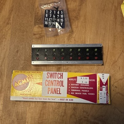 Acme 408 Switch Control Panel 8 Switches NIB