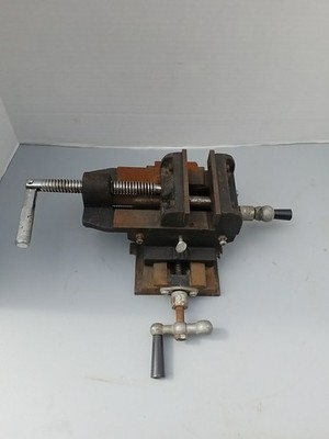 Machinist Crosslide With 4  Vise No. 100 Bench Vice Wood Working Tool Drill Pres