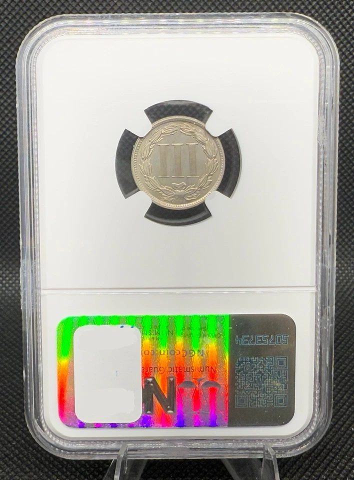 1886 3CN Three Cent Nickel NGC PF 62 - Image 3 of 4