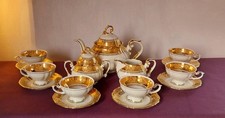  Servizio Tè  porcellana vintage Bavaria decorazioni oro Tea service