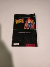 James Bond Jr. (Super Nintendo SNES, 1993) ☆ MANUAL ☆