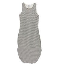 bar III Womens Striped Tank Bodycon Dress, black, S