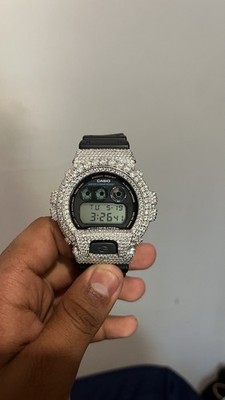 MOISSANITE iced out Casio G-SHOCK 6900 Digital watch 
