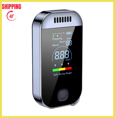 NEW Digital Breath Alcohol Tester Professional Breathalyzer With LCD Display USB