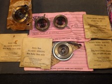  8 NOS VINTAGE ANTIQUE CLOCK MAINSPRINGS PART...