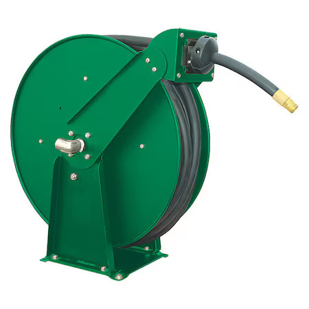 Speedaire 6Wa74 Spring Return Hose Reel, 1/2 In Hose Diameter, 100 Ft Length,