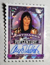 2026 Leaf Pop Century ANGELICA HUSTON AUTO /1 Postmarks #P-AH2 WOW 1 of 1 AUTO