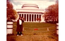 1981 MIT Great Dome Photograph-Boston MA-Student Portrait-Architectural Landmark