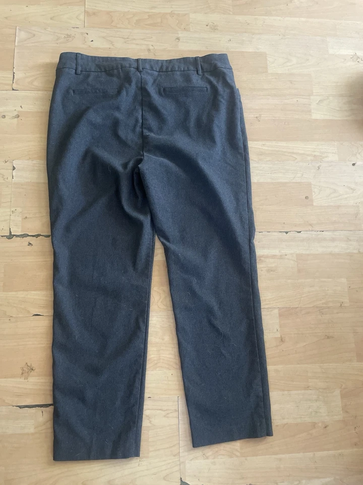 HILARY RADLEY gray Pull On Pants Sz XL Women Casual Career Pockets Straight AJ30 - Image 3 of 3